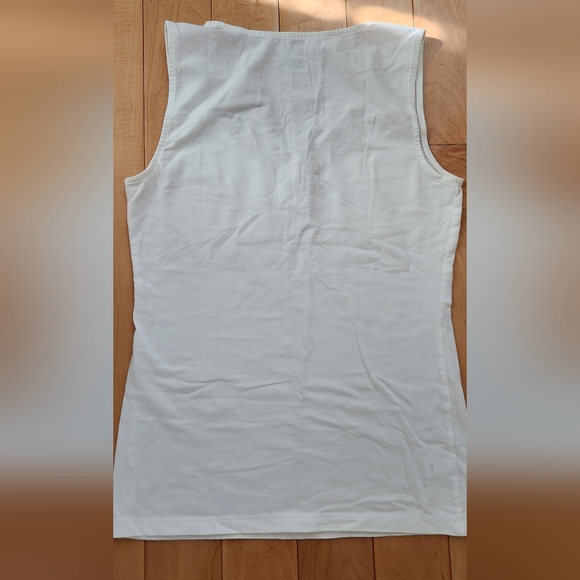 ANN TAYLOR white tank top with lace in size XS - Picture 5 of 5